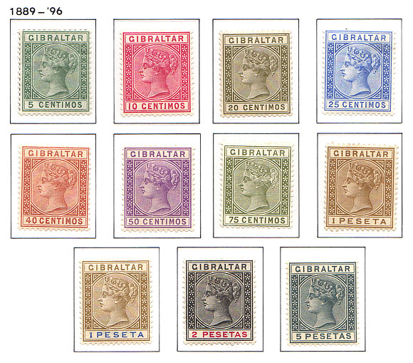 1889 Reina Victoria Serie - Centimos