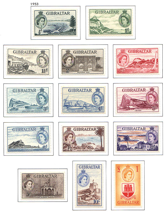 1953 Ansichten von Gibraltar 14v