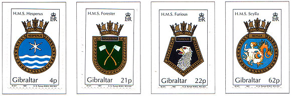 1991 Escudos del Royal Navy X