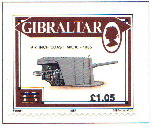 1991 Definitive Overprint 1.05