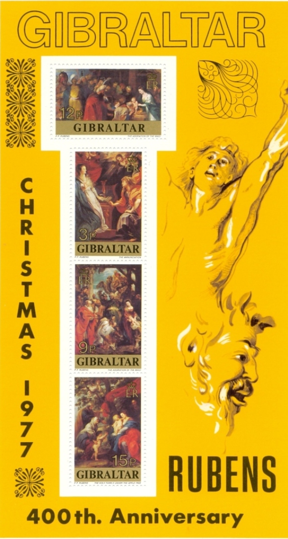 1977 Christmas-Rubens 400th Birth M/S