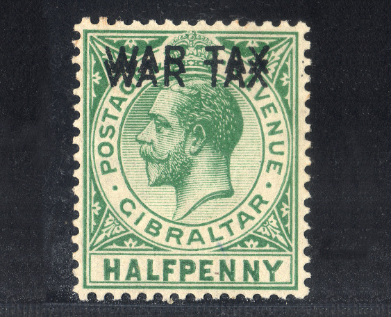 1918 King George V WAR TAX