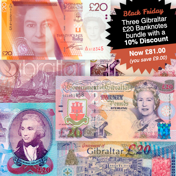 20 banknote bundle 10% discount