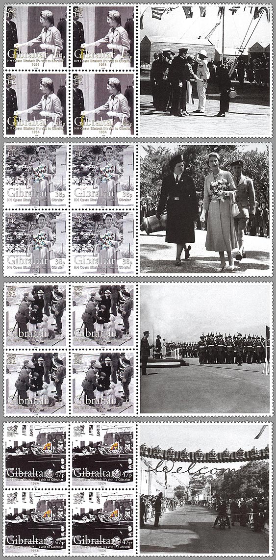 HM QE II Royal Visit to Gibraltar 1954