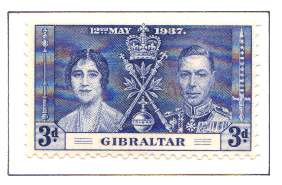 1937 King George VI Coronation 3d