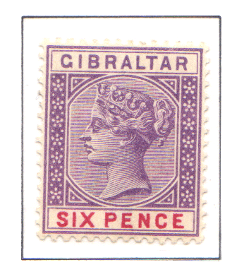 1898  QV Reissue in sterling 6d