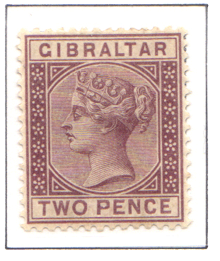 1886 -1887 QV Gibraltar 2d