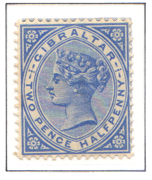 1886 -1887 QV Gibraltar 2d