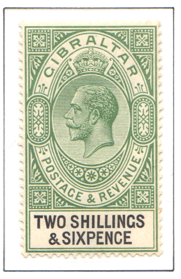 1921 - 1927 Roi George V 2/6s