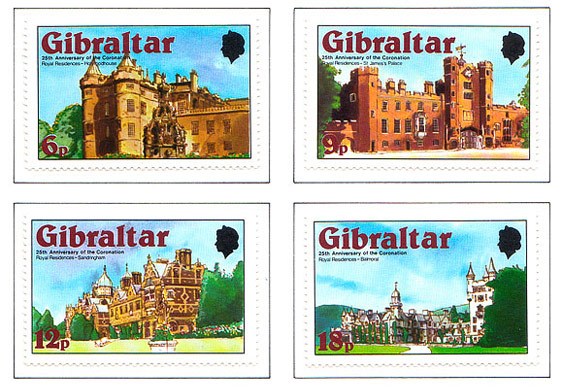 1978 Royal Residences stamps