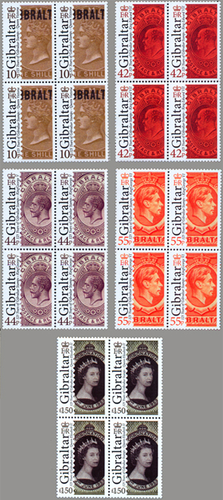 125th Ann of Gib Stamps