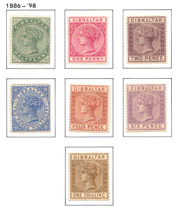 1886-1887 Königin Victoria Serie