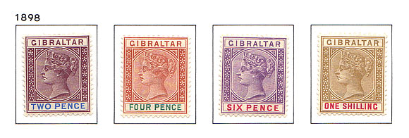 1898  QV Reissue in sterling