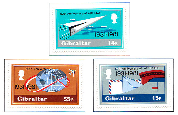 1981 50 Aniversario Del Servicio Postal Aereo