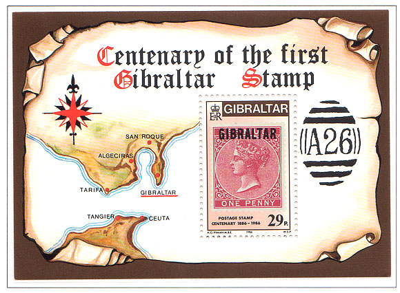 1986 Centenary of First Postage Stamp
