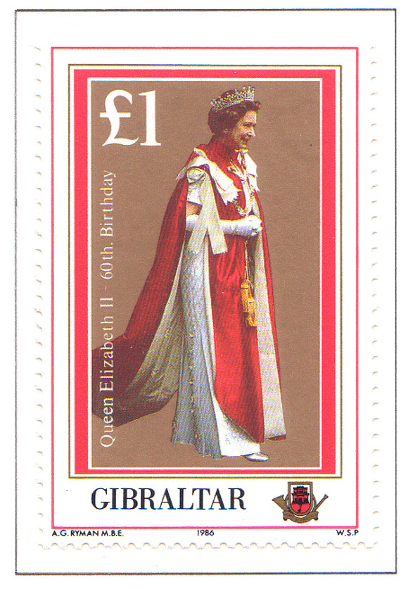 1986  Queen Elizabeth II 60th