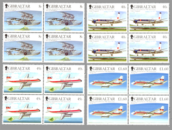 Gibraltar Airmail Service 75th Anniversary