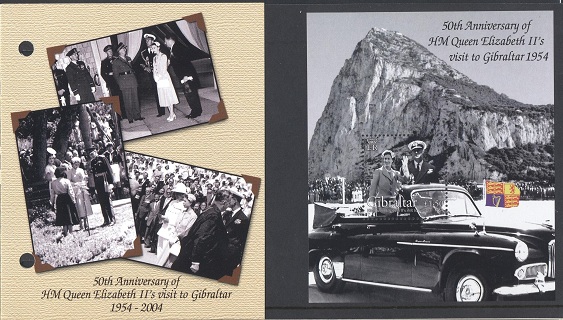 HM QE II Royal Visit to Gibraltar 1954