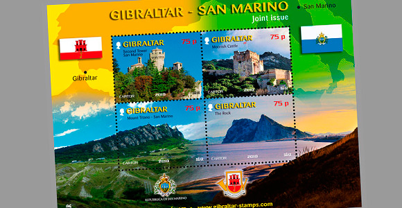 Joint Issue Gibraltar - San Marino